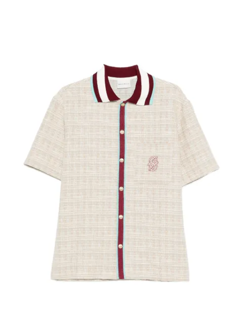Drôle De Monsieur tweed shirt Neutrals KSH256CO257DSAN