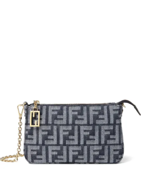 FENDI monogram chain tote bag Blue 8BS073AYB7