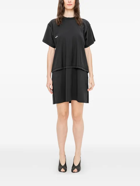 FAÇON JACMIN Ria layered-effect mini dress Black RIA