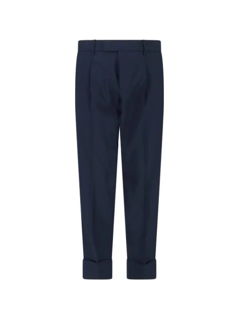 Cruna pleated trousers Blue SM04TORTONA1P
