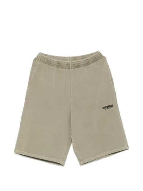 Martine Rose logo-print shorts Green 631JS02421