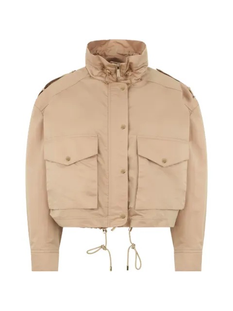 Moorer cropped jacket Neutrals KYLABRC