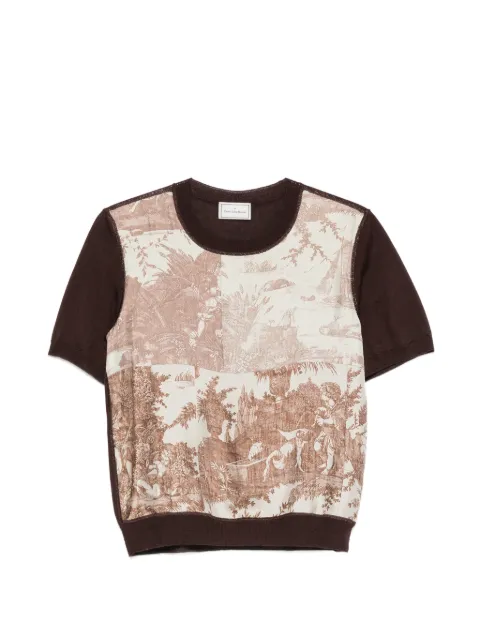 Pierre-Louis Mascia short-sleeves T-shirt Brown TRICOTMGLPRM001