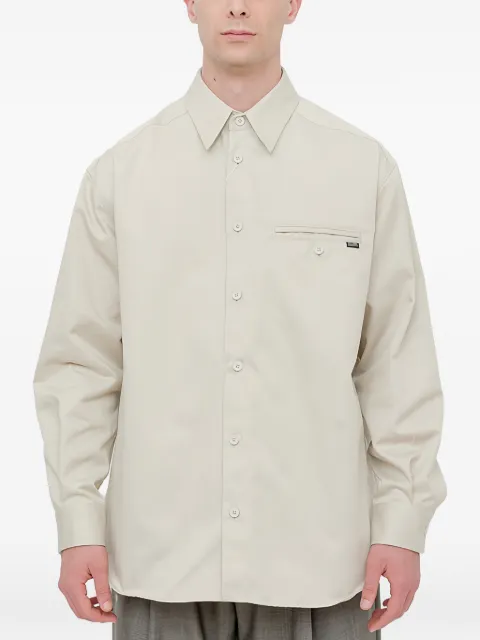MM6 Maison Margiela pocket long-sleeve shirt Neutrals SH0DT0039M35729