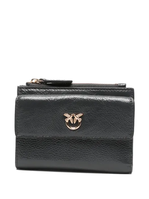 PINKO Love Birds leather wallet Grey 103612A315