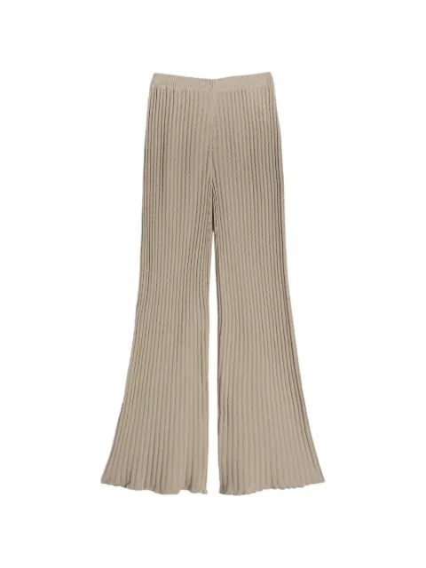 Maccapani Bouncy ribbed bouncy trousers Neutrals M26E1ACMP001MN08156