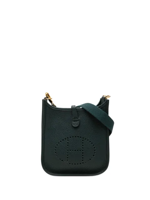 Hermès Pre-Owned 2021 Clemence Evelyne 16 Amazone crossbody bag Green MX3DOG6NJLGTT7J8