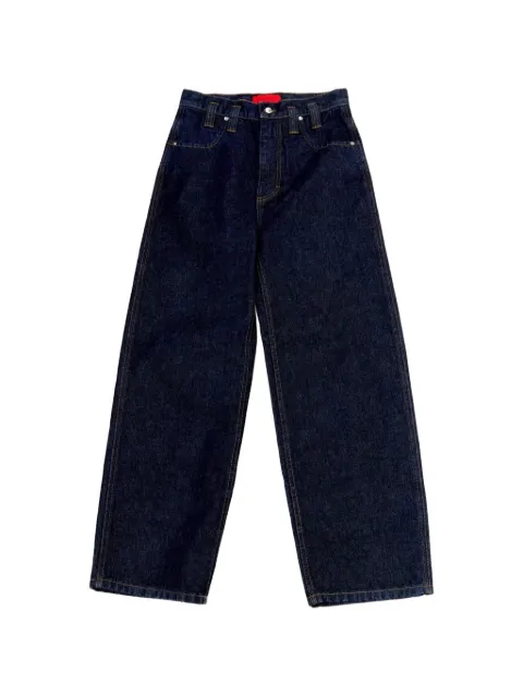 Eckhaus Latta belt-loops jeans Blue 555ELPS26RRINSE