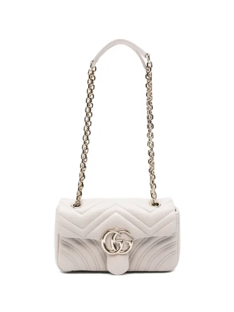 Gucci quilted logo shoulder bag Neutrals 837280AAE38