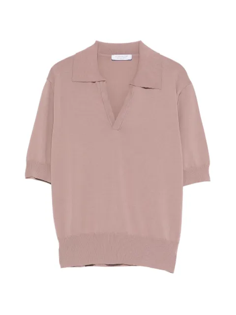 Daniele Fiesoli V-neck T-shirt Pink 6030