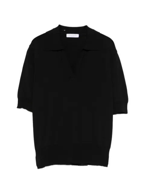 Daniele Fiesoli V-neck T-shirt Black 6030