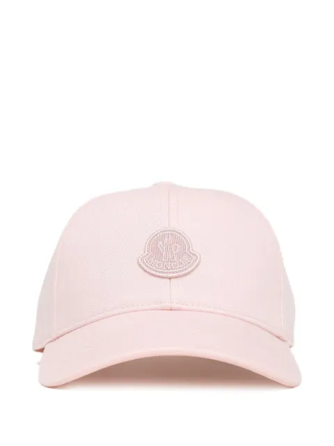 Moncler logo-appliqué baseball cap Pink L10933B000380U082