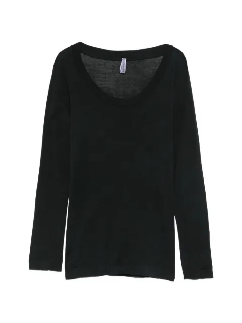 Daniele Fiesoli Madonna neckline T-shirt Black 6341