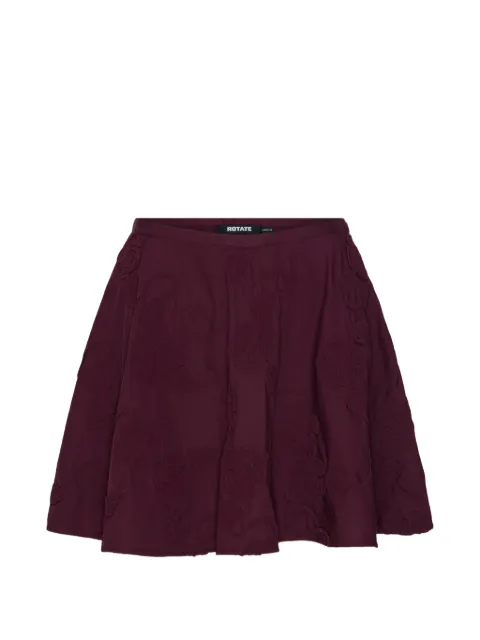 ROTATE BIRGER CHRISTENSEN flower short skirt Purple 1161532734