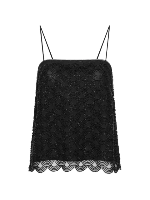ROTATE BIRGER CHRISTENSEN sequins slip blouse Black 116288100