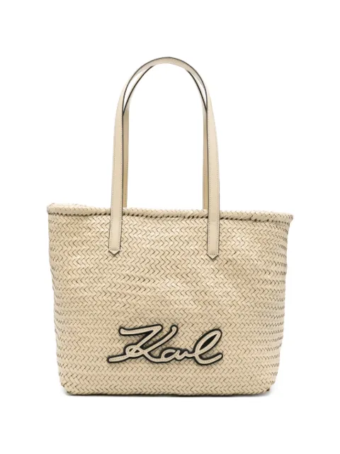 Karl Lagerfeld top-handles tote bag Neutrals B2W302052FT