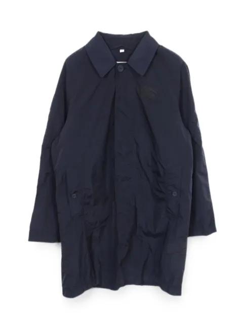 Burberry Pre-Owned 2010s single-breasted coat Blue 1054162