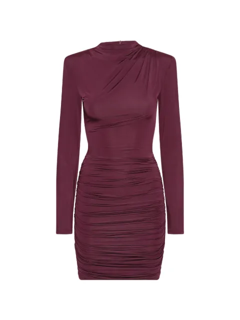 ROTATE BIRGER CHRISTENSEN draped ruched mini dress Purple 1161762694