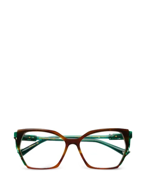 Etnia Barcelona Braganza geometric frame glasses Brown BRAGANZA
