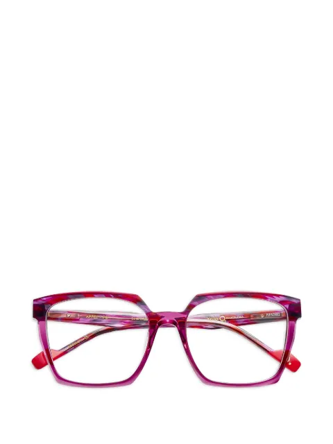 Etnia Barcelona Apfel square frame glasses Pink APFEL