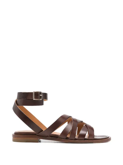 LA BOTTEGA DI LISA ankle strap sandals Brown 4465H