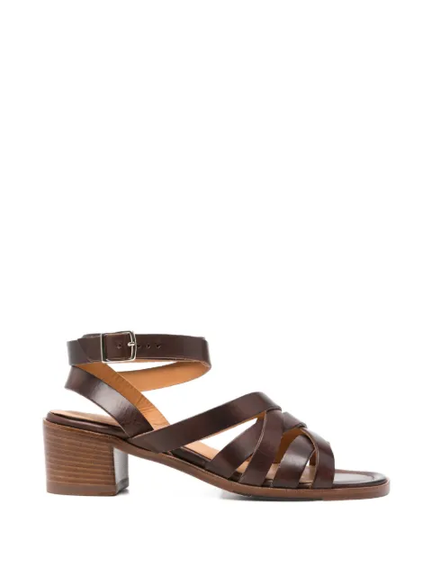 LA BOTTEGA DI LISA strappy buckle sandals Brown 4465F