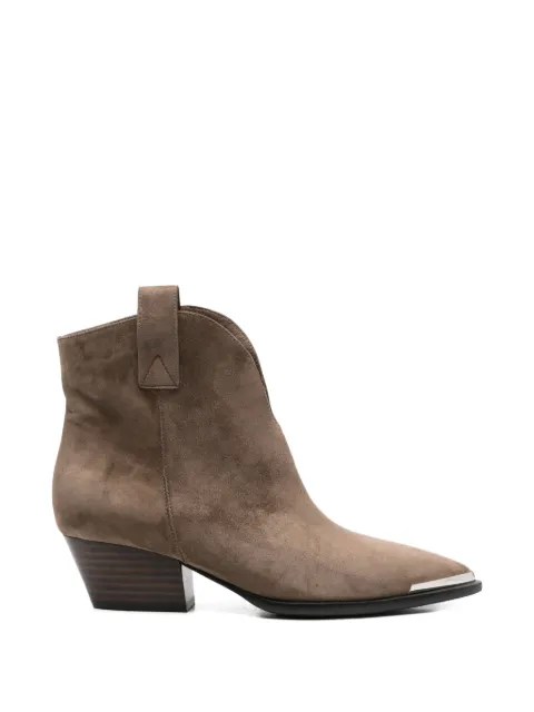 ADRIANNA FERETTI pointed-toe boots Brown 603926106