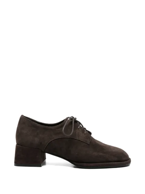 ADRIANNA FERETTI suede derby shoes Brown 603926104