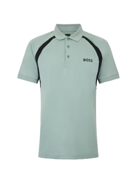 BOSS logo polo shirt Green 50554552