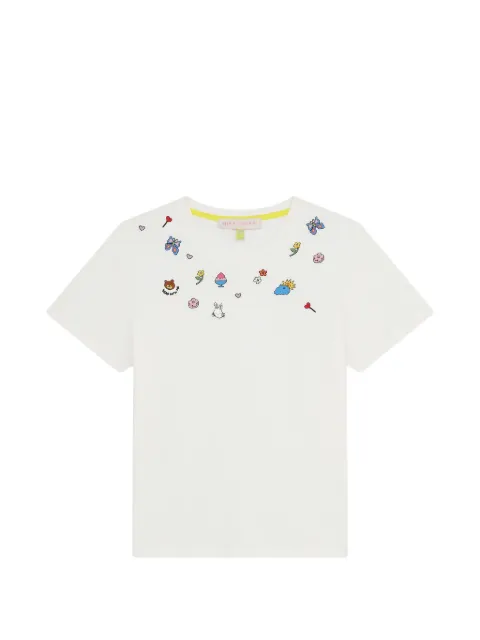 Mira Mikati appliqué T-shirt White TEE004DSS26