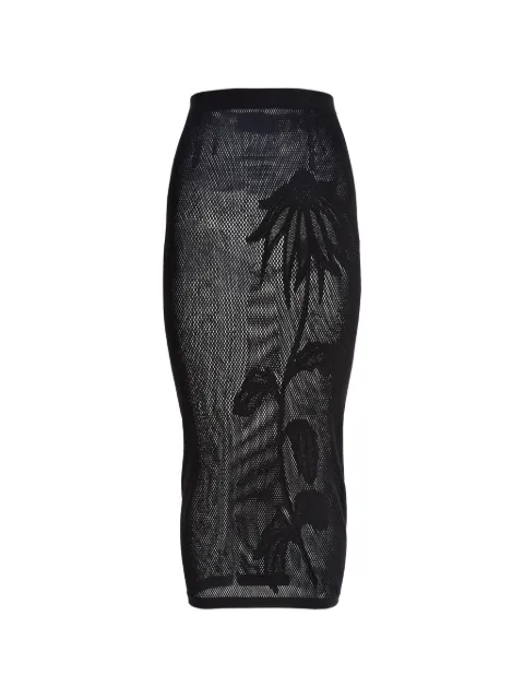 Maccapani seamless midi skirt Black M26E1ACJN030UN01900