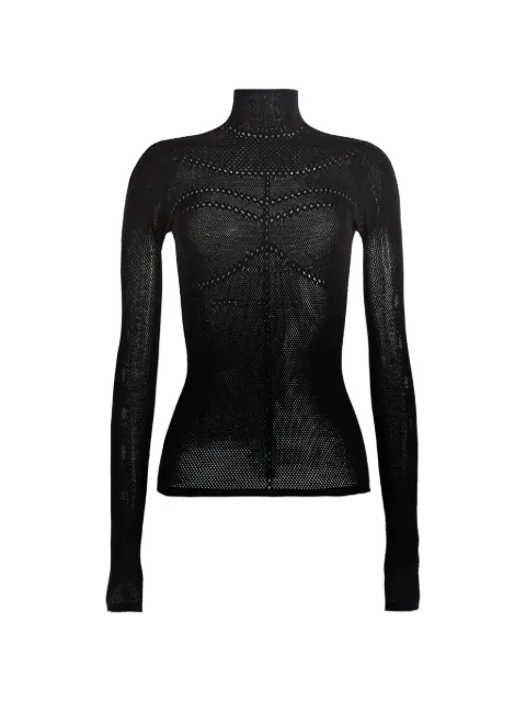 Maccapani mock-neck top Black M26E1ACJB020UN01900