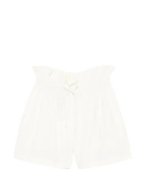 Jil Sander paperbag-waist drawstring shorts White J40KA0293J45292