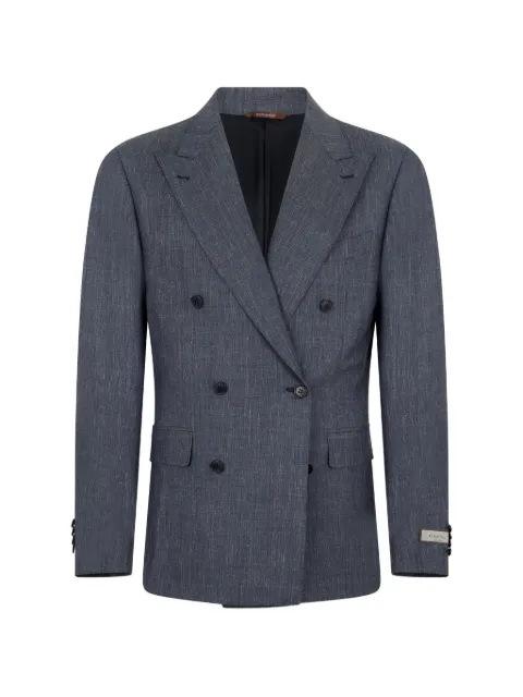 Canali double-breasted blazer Grey 1548653AE03671