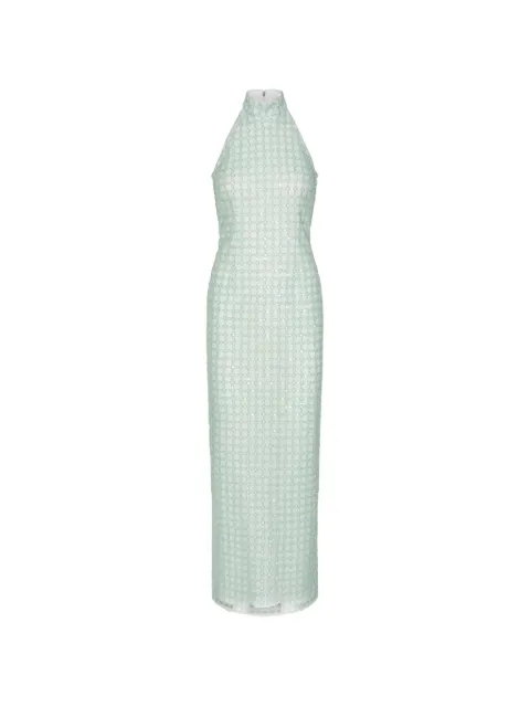 ROTATE BIRGER CHRISTENSEN beaded maxi dress mint green Green 1162921326