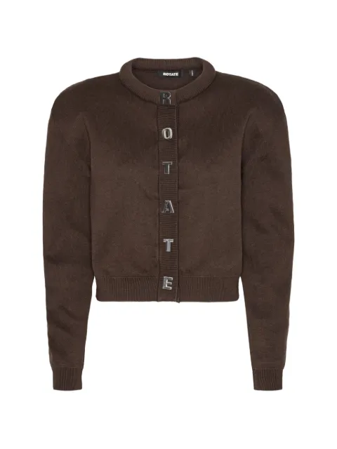 ROTATE BIRGER CHRISTENSEN long-sleeve cardigan Brown 1138541667