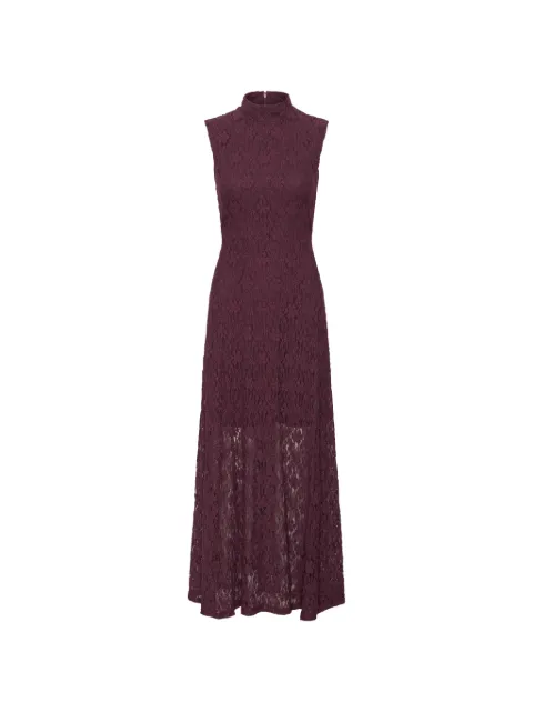 ROTATE BIRGER CHRISTENSEN lace flared maxi dress Red 1162692694