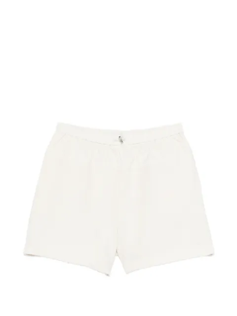 Moncler logo-patch drawstring shorts Neutrals 8H0001289BDU050