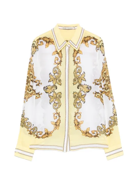 alice + olivia graphic-print shirt Yellow CC604P12017