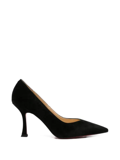 ADRIANNA FERETTI pointed-toe suede pumps Black 603926110
