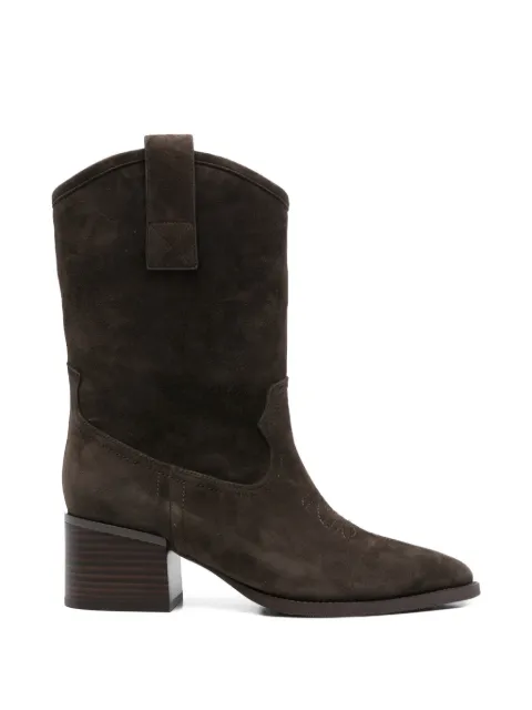 ADRIANNA FERETTI suede cowboy boots Brown 603926108