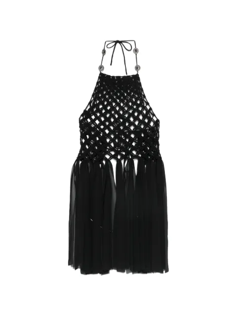 PINKO macramé-knit top Black 106958A3CK