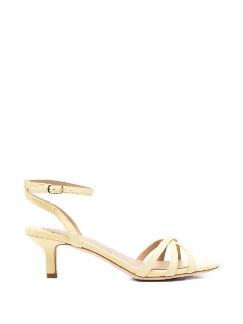 Lauren Ralph Lauren Kendyl crossover-strap suede sandals Yellow 802P06395003