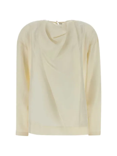 Carven silk blouse Neutrals 6261K21005