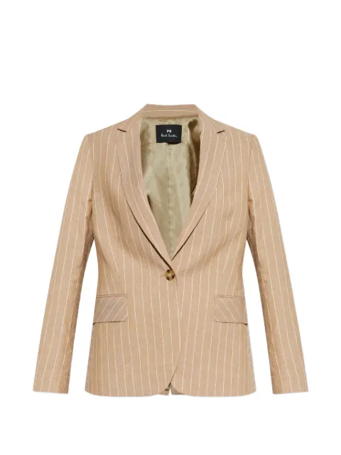 PS Paul Smith pinstripe-pattern blazer Neutrals W2R419JV31423
