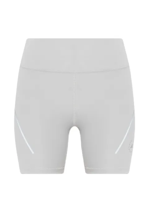 adidas by Stella McCartney logo-detail running leggings shorts Grey KF8793