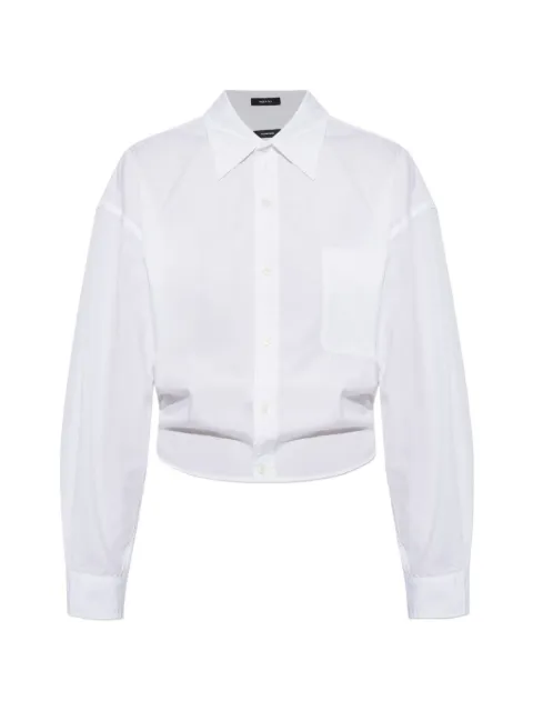 R13 cropped shirt White R13WR639R742B