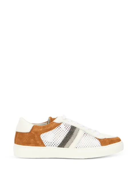 Fabiana Filippi net panel sneakers Brown ASD273A8870000H572