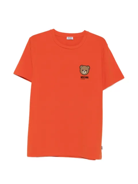 Moschino teddy-graphic T-shirt Orange A07014410