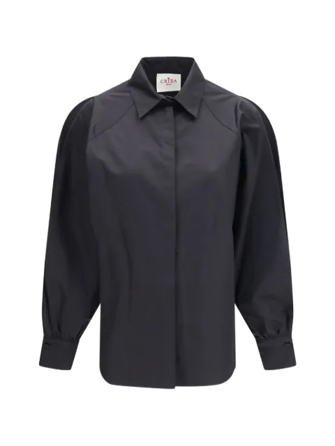 CRIDA Mughetto cotton shirt Black MUGHETTO